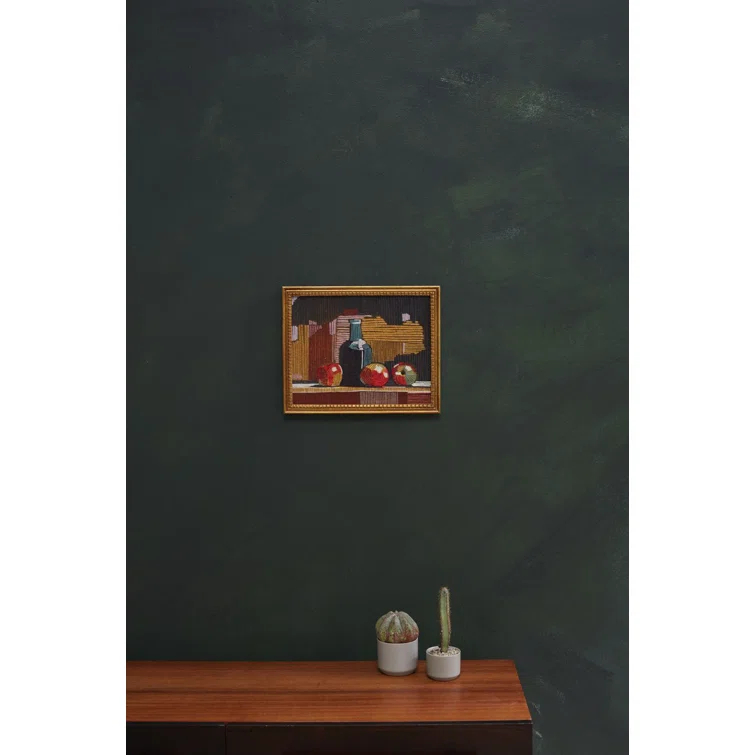 Framed On Natural Fibers Print