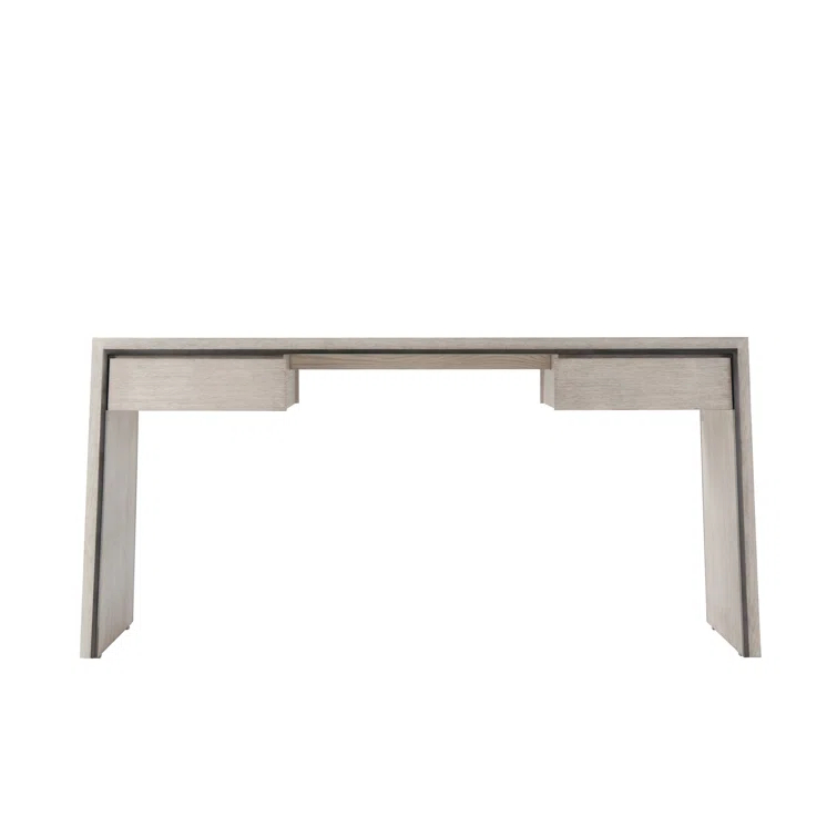 Isola Solid Wood Top Writing Desk