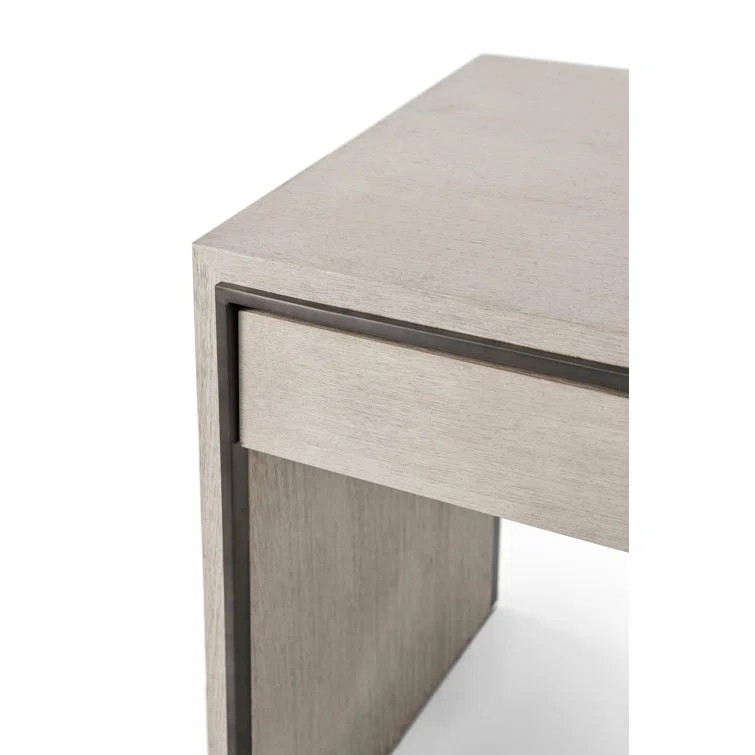 Isola Solid Wood Top Writing Desk