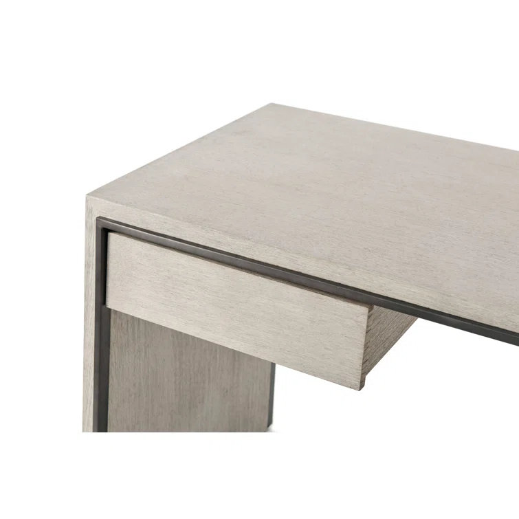 Isola Solid Wood Top Writing Desk