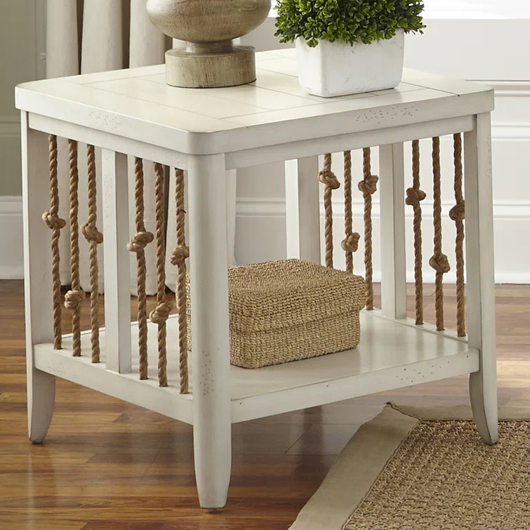 Dockside Solid Wood End Table