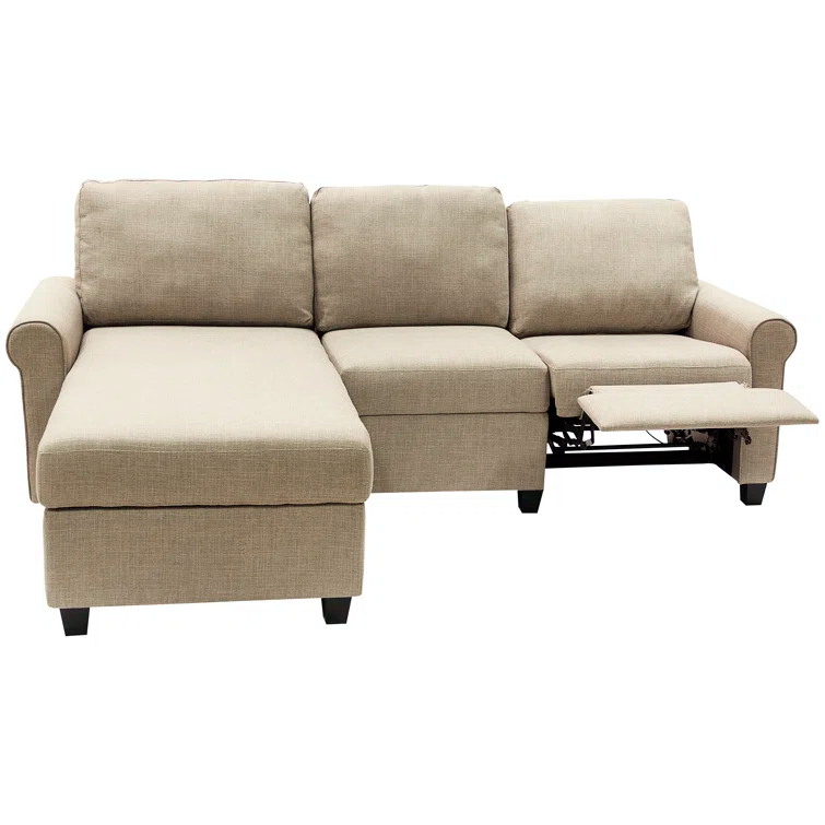 Serta Copenhagen Reclining Sectional Sofa with Storage Chaise