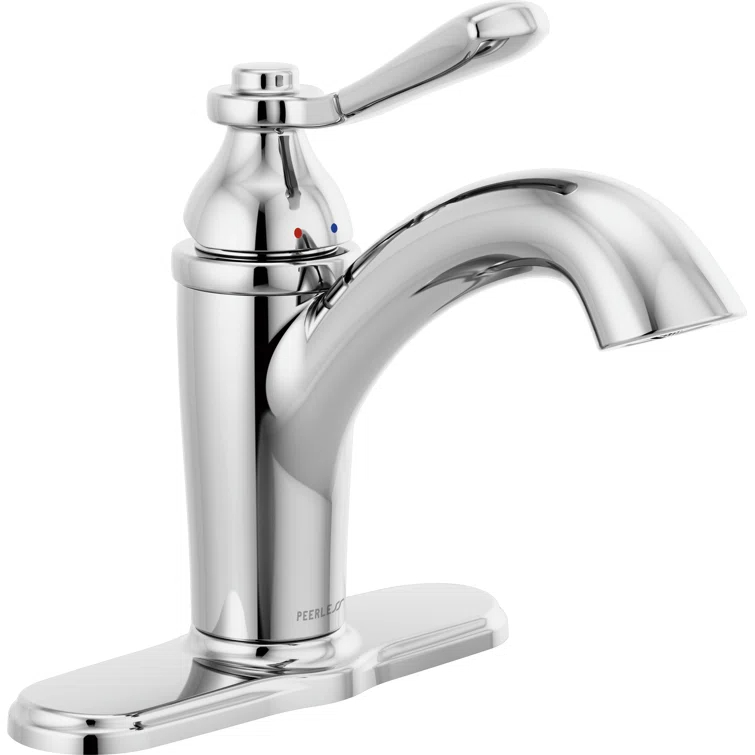 Elmhurst Single-Hole Single-handle Bathroom Faucet with Drain Assembly