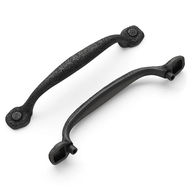 Refined Rustic Kitchen Cabinet Handles, Solid Core Drawer Pulls for Cabinet Doors