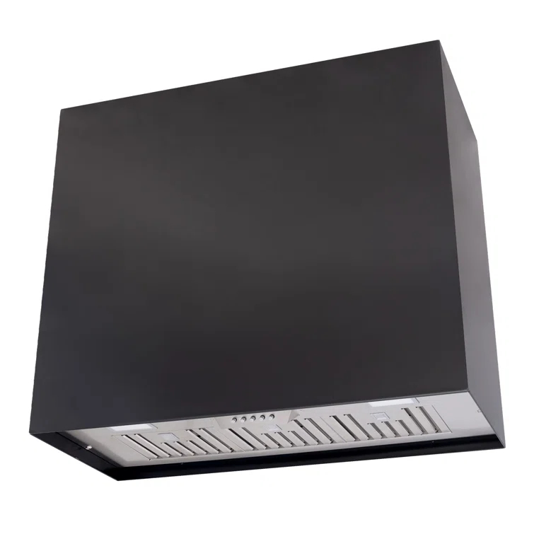 Akicon Stainless Steel 600 CFM Ducted (Vented) Wall Range Hood with Baffle Filter