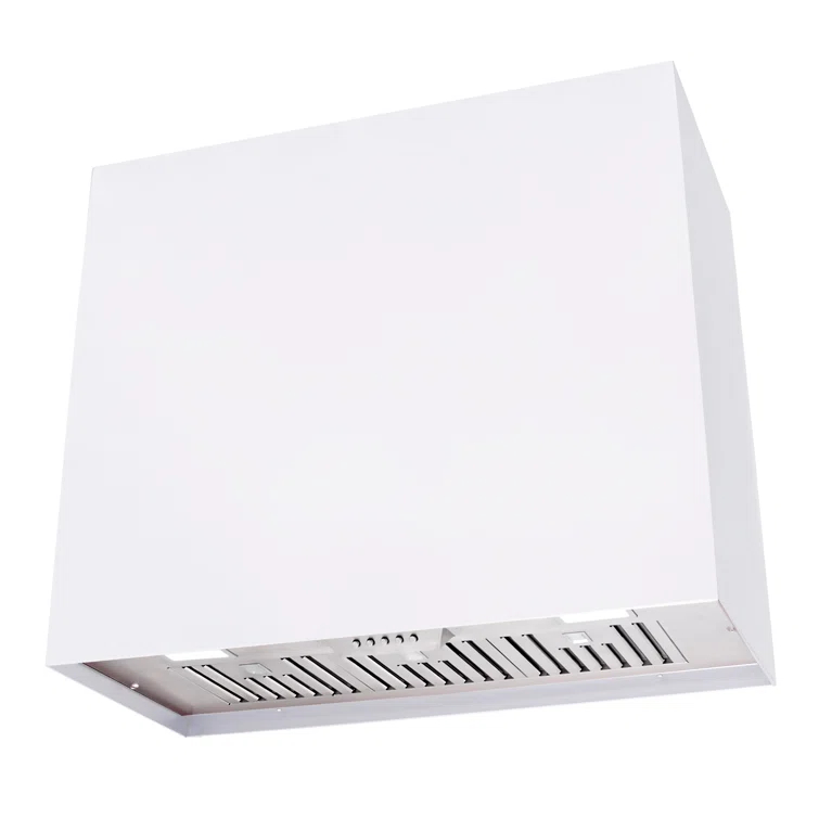 Akicon Stainless Steel 600 CFM Ducted (Vented) Wall Range Hood with Baffle Filter