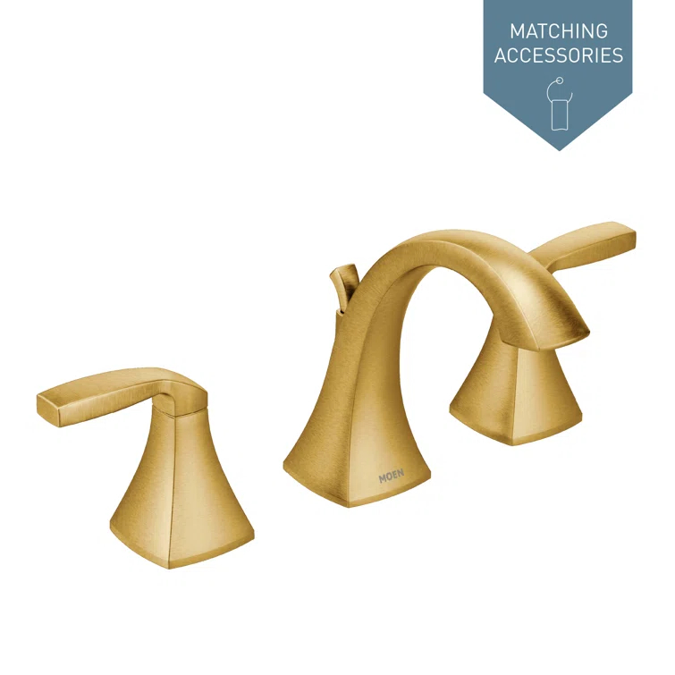 Moen Voss Two Handle 8 in. Widespread Bathroom Faucet Trim Kit, Valve Required