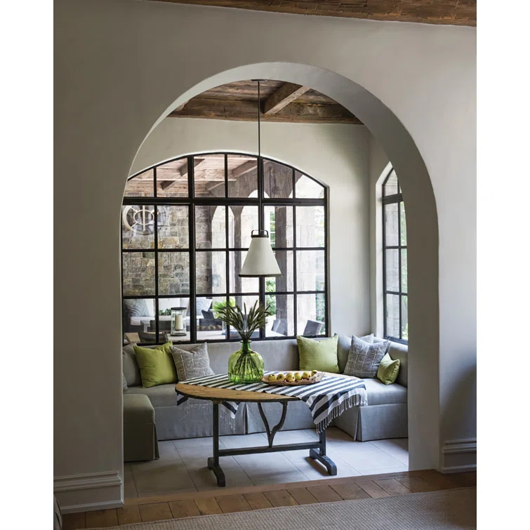 Coco Single Light Cotton / Cotton Blend Dimmable Pendant