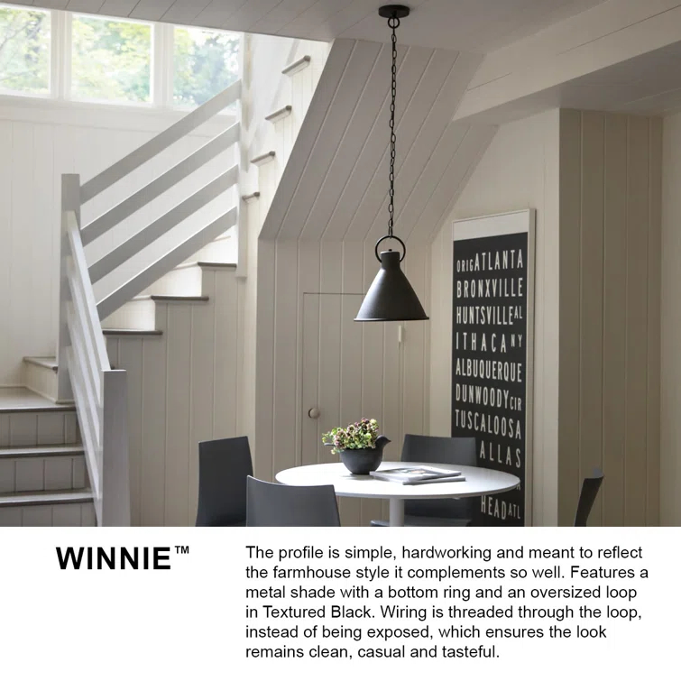Dax Single Light Metal Dimmable Pendant