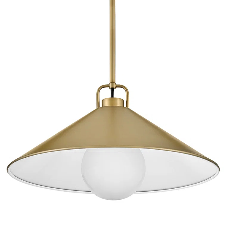 Zoë Single Light Metal Steel Dimmable Pendant