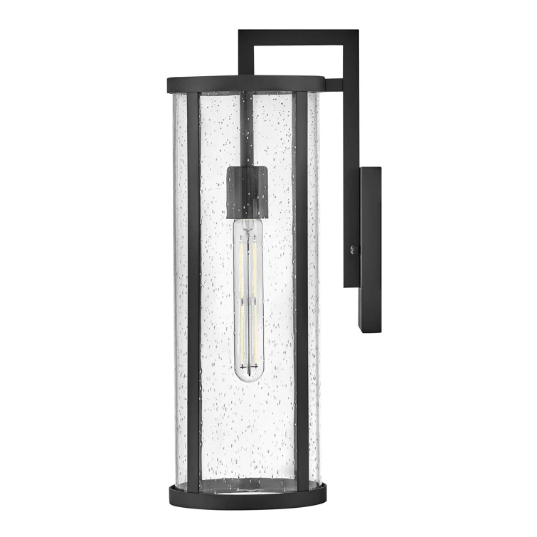 Iriye Single Light Cylinder Outdoor Aluminum Wall Light