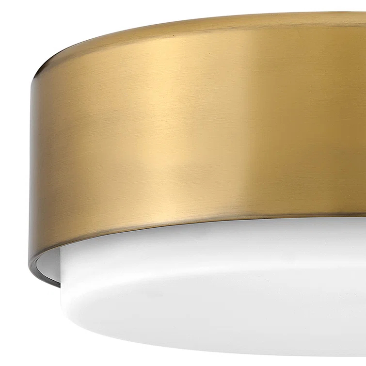 Fitzgerald 2 Light Glass Flush Mount
