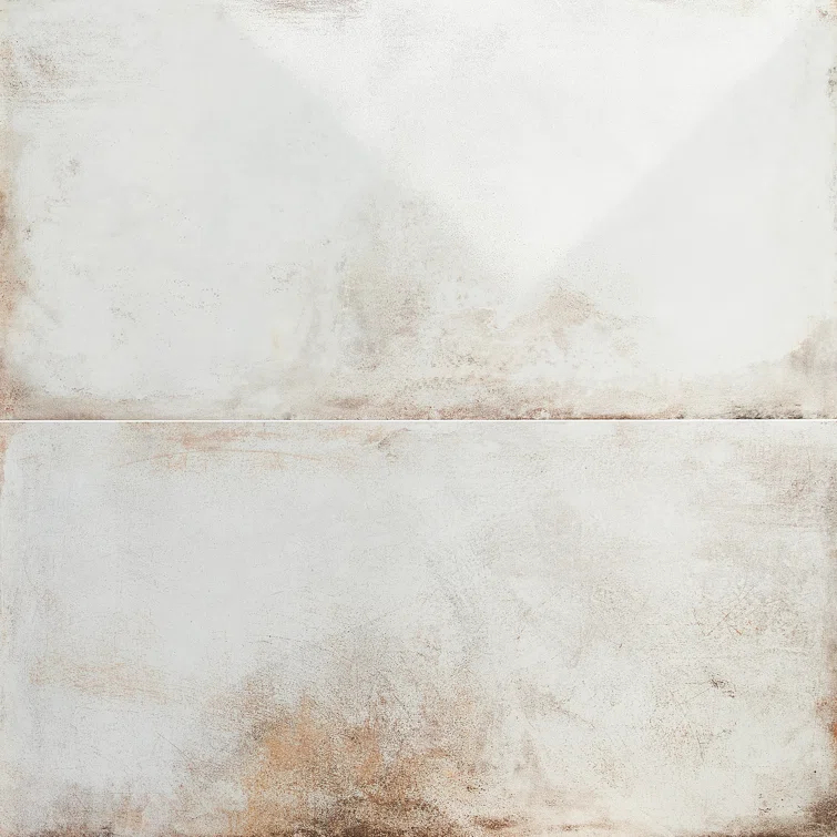 Large Format 23.62" x 47.24" Semi-polished Cement Look Porcelain Floor and Wall Tile