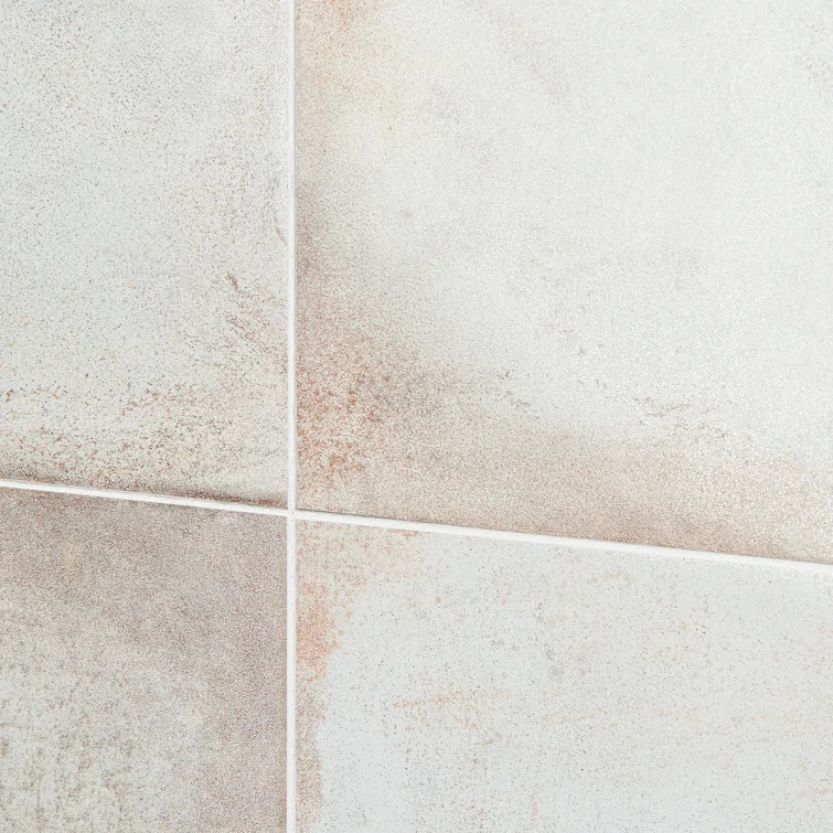 Large Format 23.62" x 47.24" Semi-polished Cement Look Porcelain Floor and Wall Tile