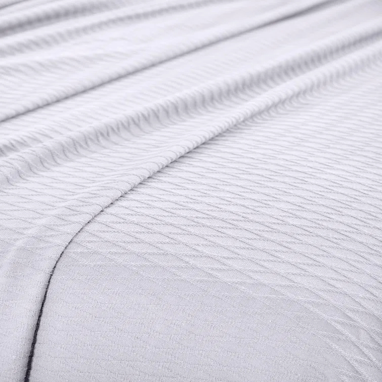 Superior Diamond Weave All-Season Bedding Cotton Throw Layering Blanket