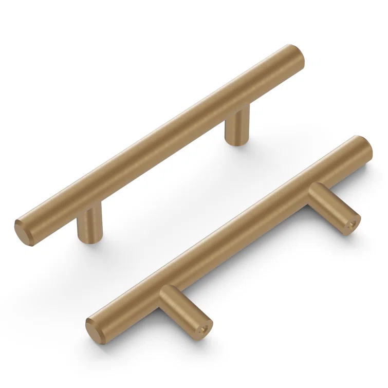 Bar Pull Kitchen Cabinet Handles, Solid Core Drawer Pulls for Cabinet Doors, 3"