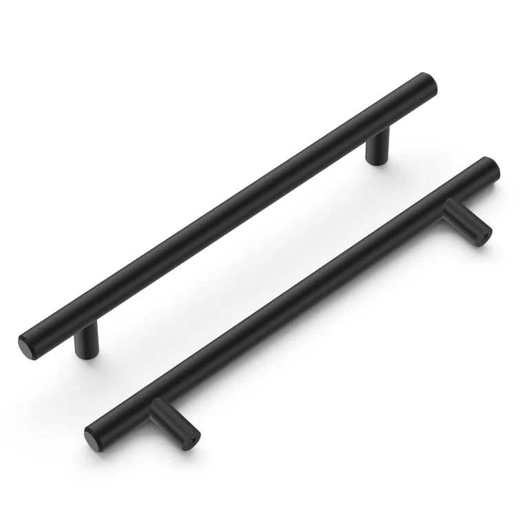 Bar Pull Kitchen Cabinet Handles, Solid Core Drawer Pulls for Cabinet Doors, 6-5/16" (160mm)