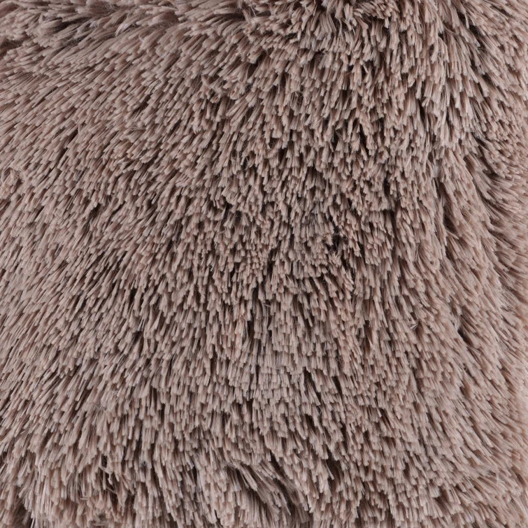 Faux Fur Reversible Throw Pillow (Set of 2)