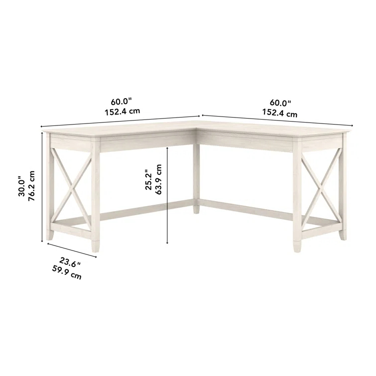 Huckins 60W L Shaped Desk
