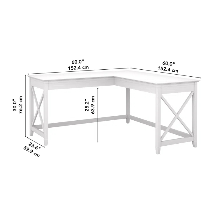 Huckins 60W L Shaped Desk