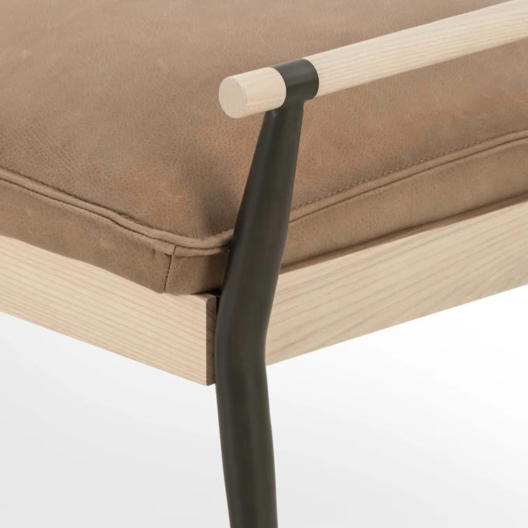 Svetljo Leather Dining Bench