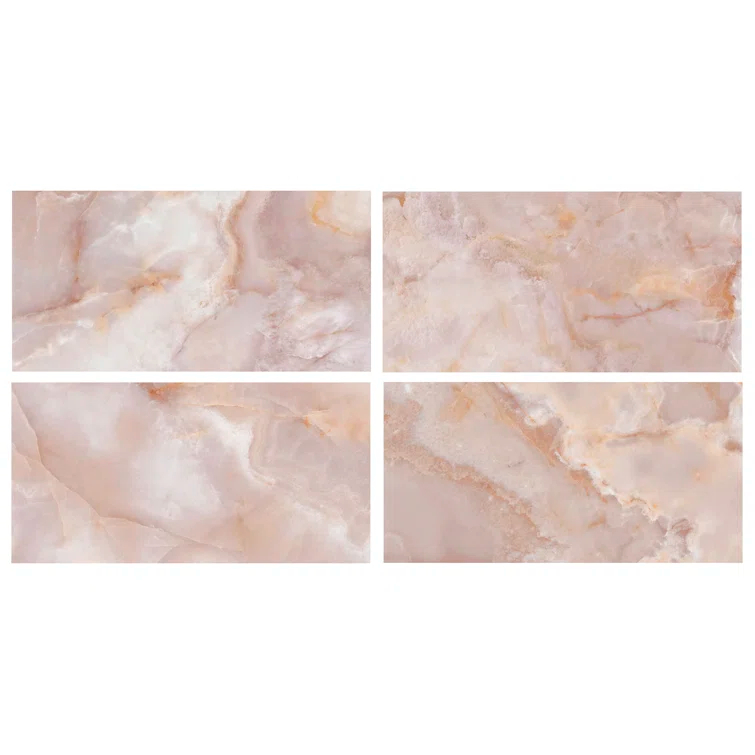 24" x 47" Porcelain Marble Look Wall & Floor Tile (15.49 Sq. Ft. / case)