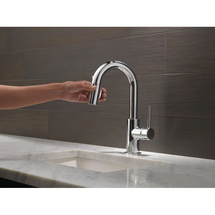 Single Handle Pull-Down Bar/Prep Kitchen Limited Swivel