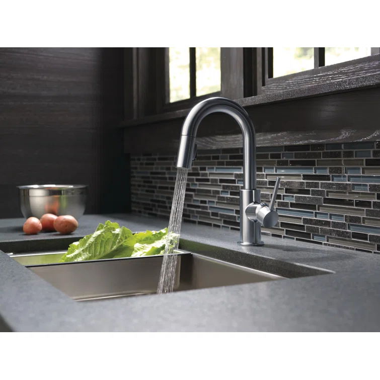 Single Handle Pull-Down Bar/Prep Kitchen Limited Swivel