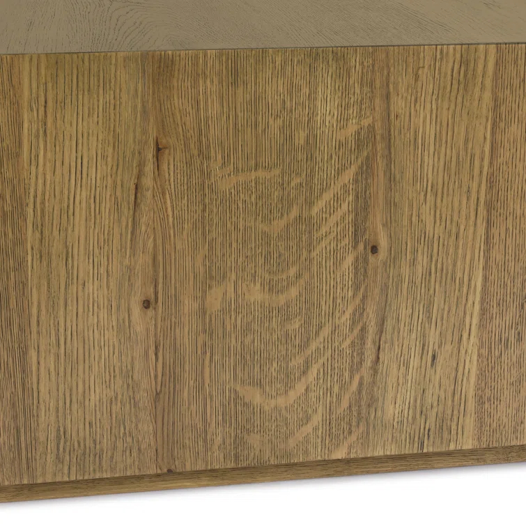 Layne 42" Light Brown Oak Square Coffee Table