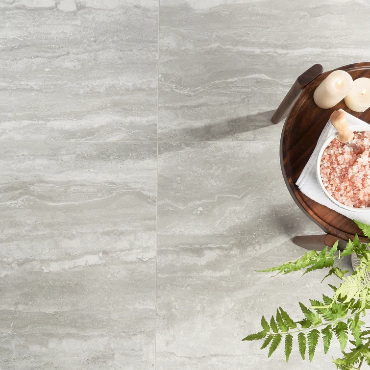 Large Format 24" x 48" Porcelain Stone Look Wall & Floor Tile