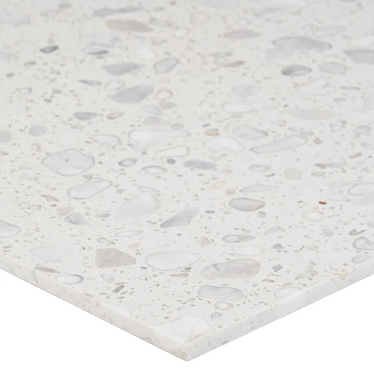 Terra Italia 23.62 in. x 23.62 in. Honed Terrazzo Floor and Wall Tile (3.87 Sq. Ft. / Each)