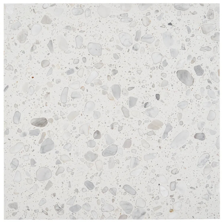 Terra Italia 23.62 in. x 23.62 in. Honed Terrazzo Floor and Wall Tile (3.87 Sq. Ft. / Each)