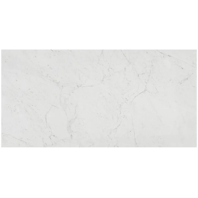 Saroshi 24" x 47" Polished Marble Look Porcelain Floor and Wall Tile (15.5 Sq. Ft. / Case)