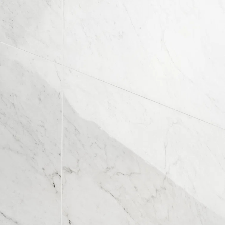 Saroshi 24" x 47" Polished Marble Look Porcelain Floor and Wall Tile (15.5 Sq. Ft. / Case)