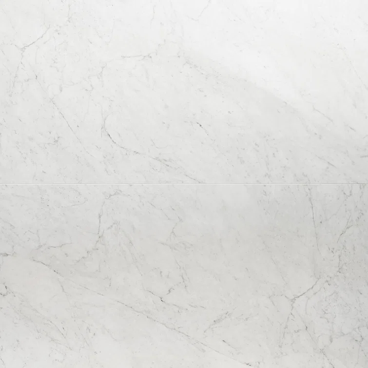 Saroshi 24" x 47" Polished Marble Look Porcelain Floor and Wall Tile (15.5 Sq. Ft. / Case)