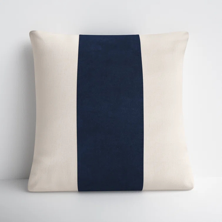 Kat Striped Cotton Throw Pillow