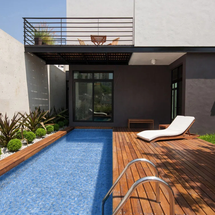 Jayla 11.81 in. x 11.81 in. Polished Glass Floor and Wall Mosaic Tile