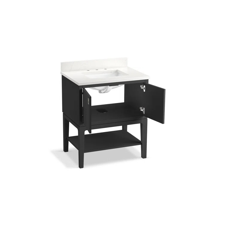 Seagrove By Studio McGee 30 in. Bathroom Vanity Cabinet With Sink And Quartz Top