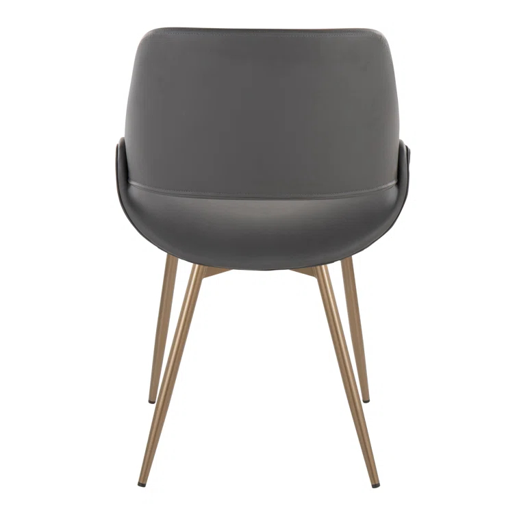 19.25'' H Faux Leather Upholstered Side Chair