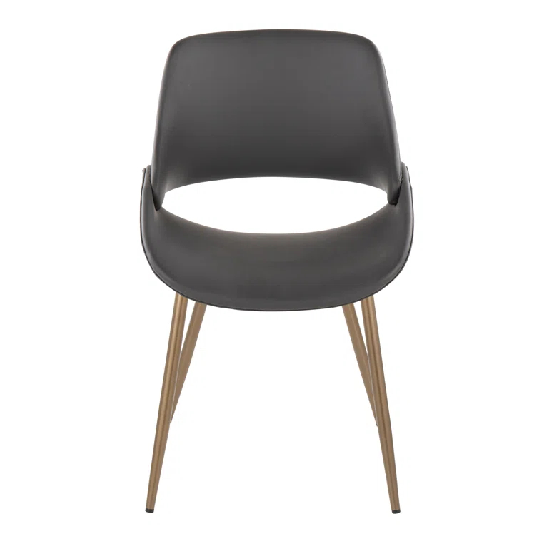 19.25'' H Faux Leather Upholstered Side Chair