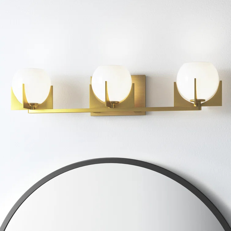 Kristoff 3 Light Frosted Dimmable Vanity Light