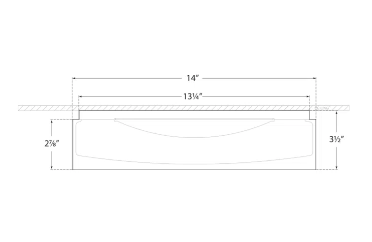 Shaw Contemporary Gold & White Glass LED Flush Mount