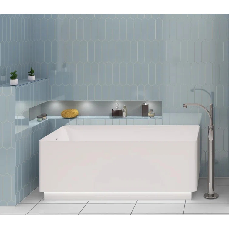 Ergo 3" x 11" Picket Glass Kitchen Backsplash, Bathroom, Shower, Pool, Wall and Floor Tile
