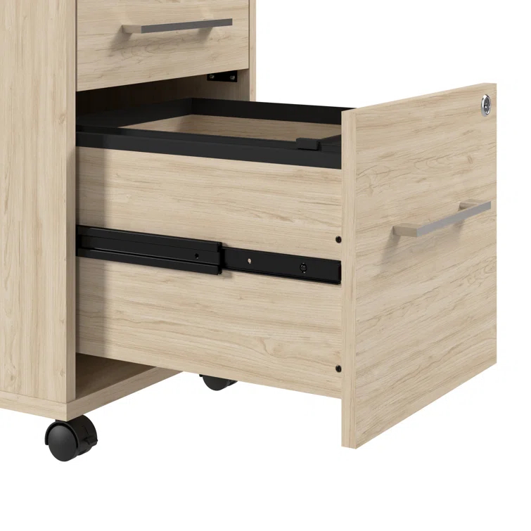 Bush Business Furniture Hustle 60W X 30D Computer Desk And Storage Cabinet With Drawers And Shelves