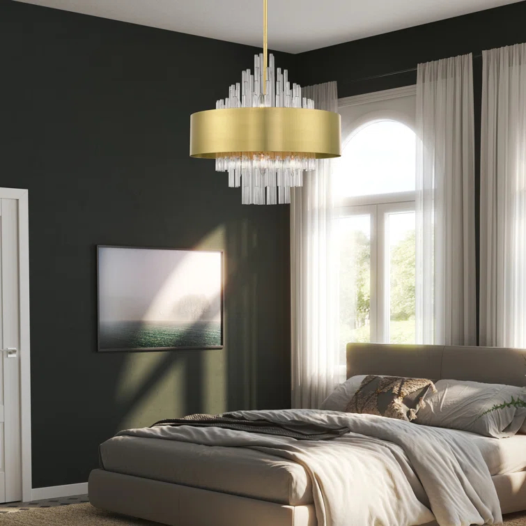 8 - Light Drum Chandelier