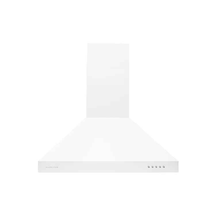 Hauslane Hauslane Wall Mount Range Hood 30 Inch | Wall Chimney | 6” Duct/Ductless Convertible, Strong Suction, Six-layer Aluminum Filters, Changeable LED Lamps, Stove Kitchen Vent Hood WM-530WHT-30B