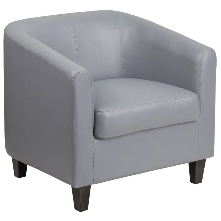 Flash Furniture Katie LeatherSoft Lounge Chair with Sloping Arms