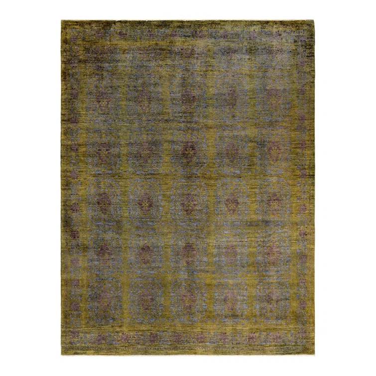 Fine Vibrance One-of-a-Kind 7' 10" X 10' 6" Hand Knotted Area Rug