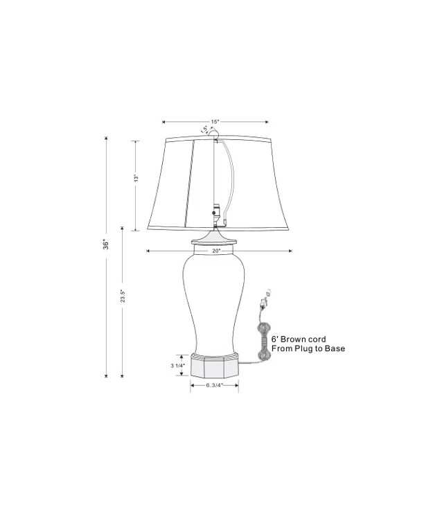 Port 68 Windsor Table Lamp