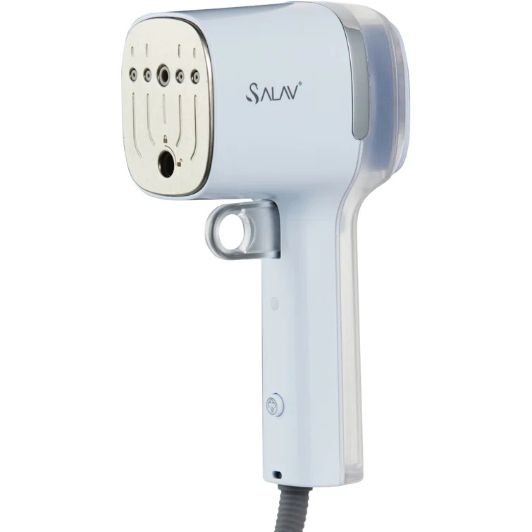 SALAV Quicksteam Travel Garment Steamer with 10-Second Heating Time and Brush Creaser Attachment